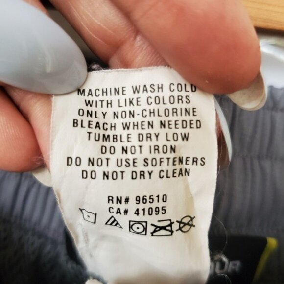 Windbreaker Drawstring Mesh Pants Pockets Zipper Ankle XL - Picture 12 of 13